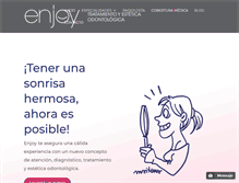 Tablet Screenshot of enjoydental.com.ar